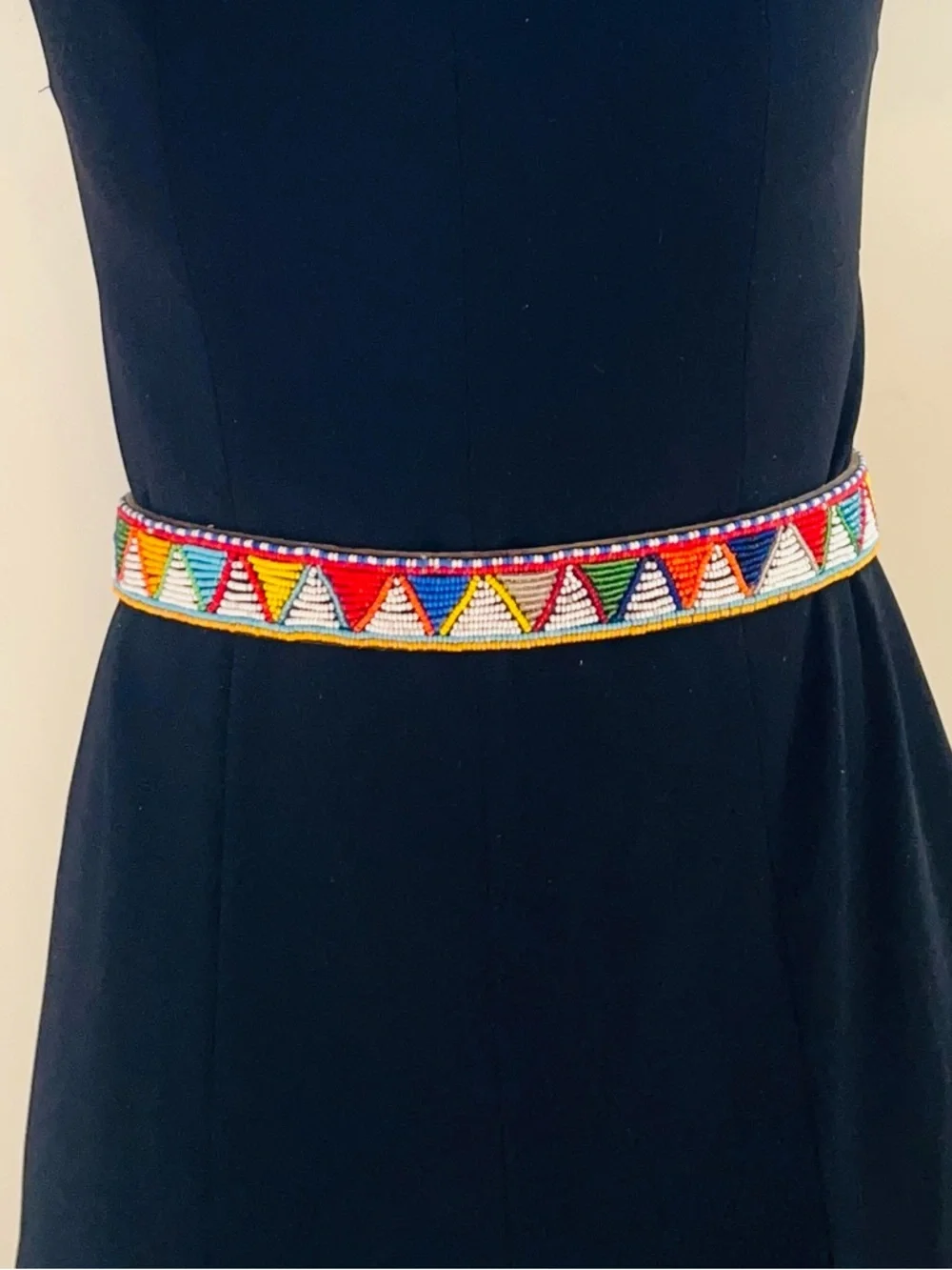 Vintage Handbeaded Multicolor  Belt